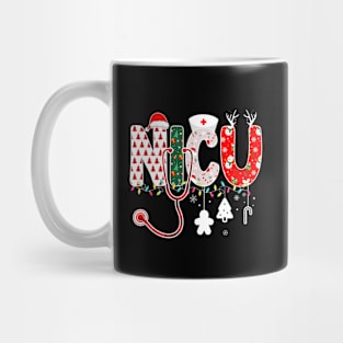 NICU Christmas Nurse Family Group Nursing Xmas Pajama Mug